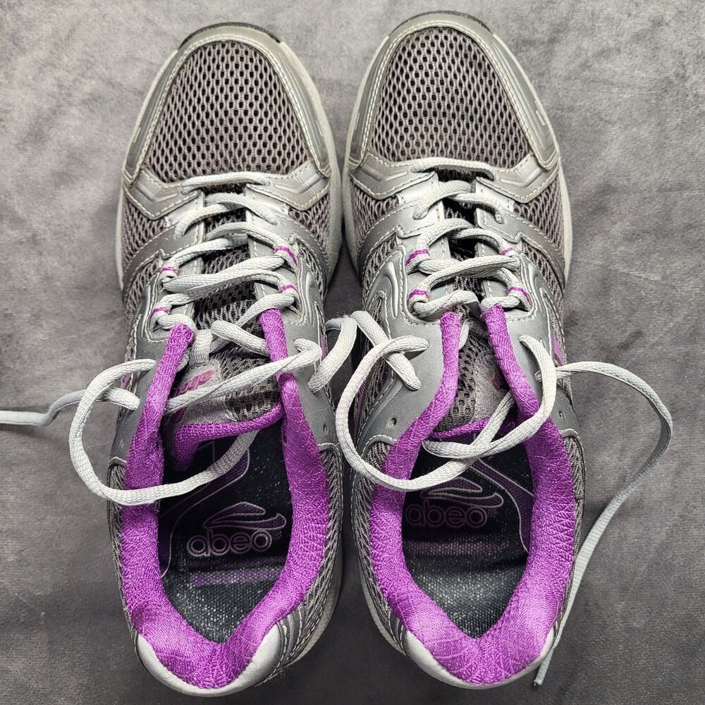 Abeo Smart System Women's Sneakers Size 8M Purple  Gray Rubber